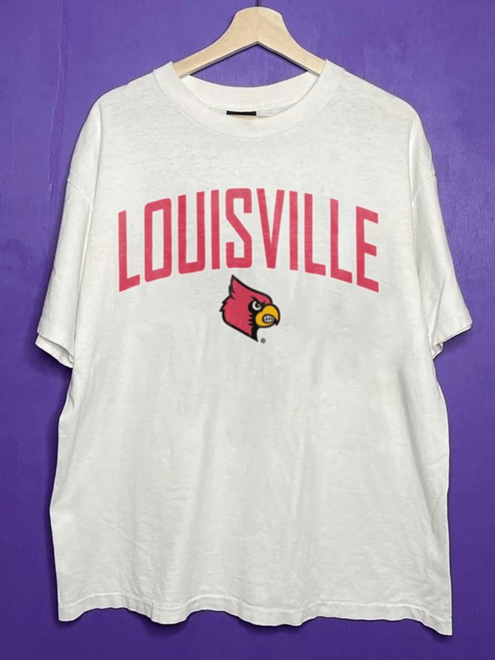 Vintage 90s Louisville Cardinals Football Shirt, Louisville Cardinals NFL Shirt